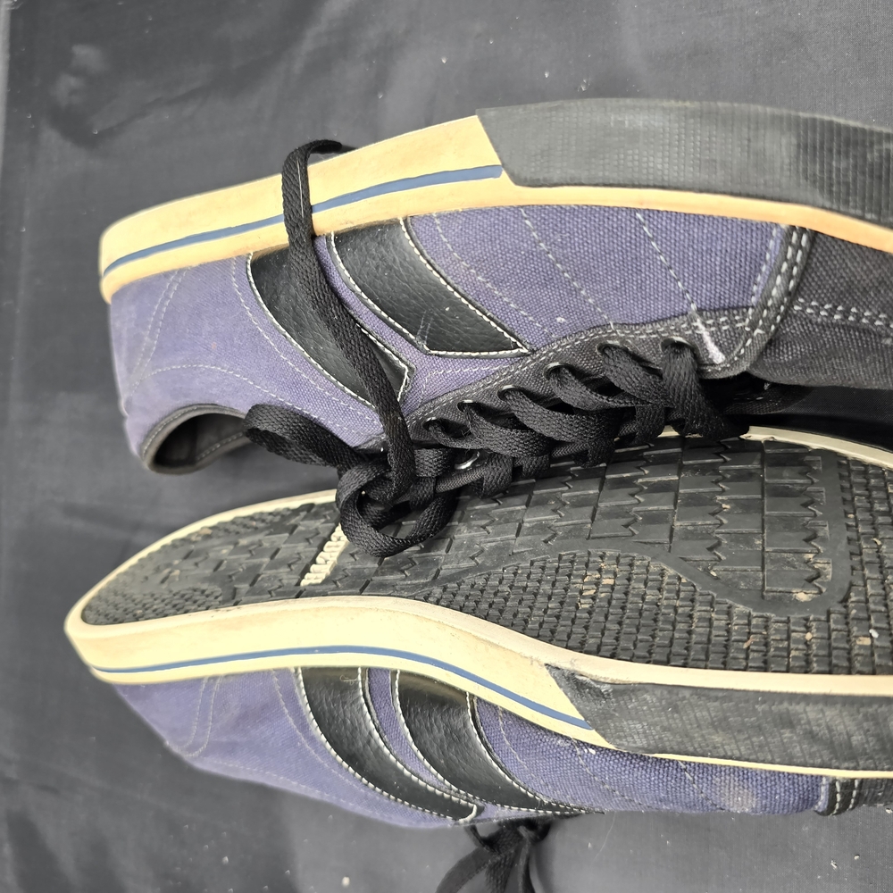 Macbeth Collection Black and Blue Sneakers Athletic‎ Style